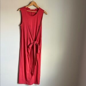 Peruvian connection Pima cotton modal faux wrap dress